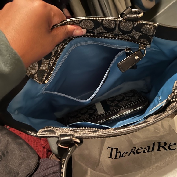 Coach purse that I bought years ago. Gently used. Time to rotate out. - Picture 2 of 3